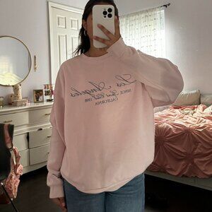 Women's Pink Sweatshirt